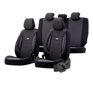 Καλύμματα καθισμάτων Sport Fabric μαύρο