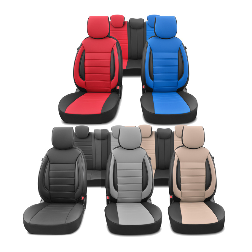 Καλύμματα καθισμάτων αυτοκινήτου τεχνόδερμα διαθέσιμα χρώματα