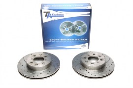 ta technix δισκόπλακες τρυπητές Honda
